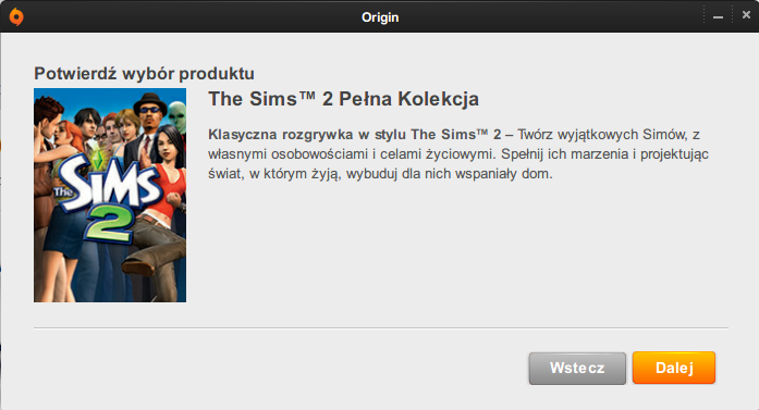 Активация The Sims 2 на Origin