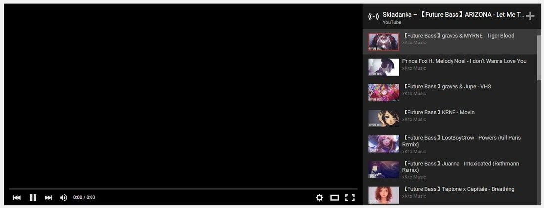 YouTube - черный экран