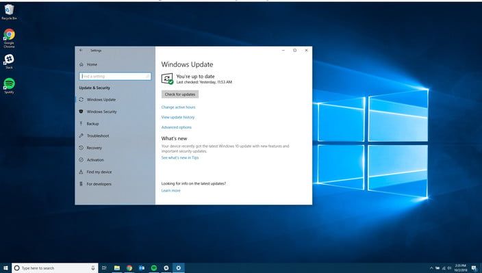 как установить Windows 10 октября 2018 года обновления Windows