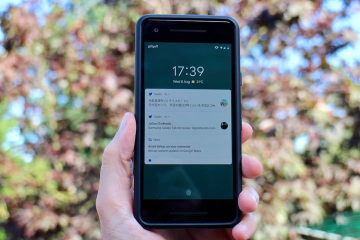 Лучшие и худшие функции Android 9 круговой экран блокировки уведомлений