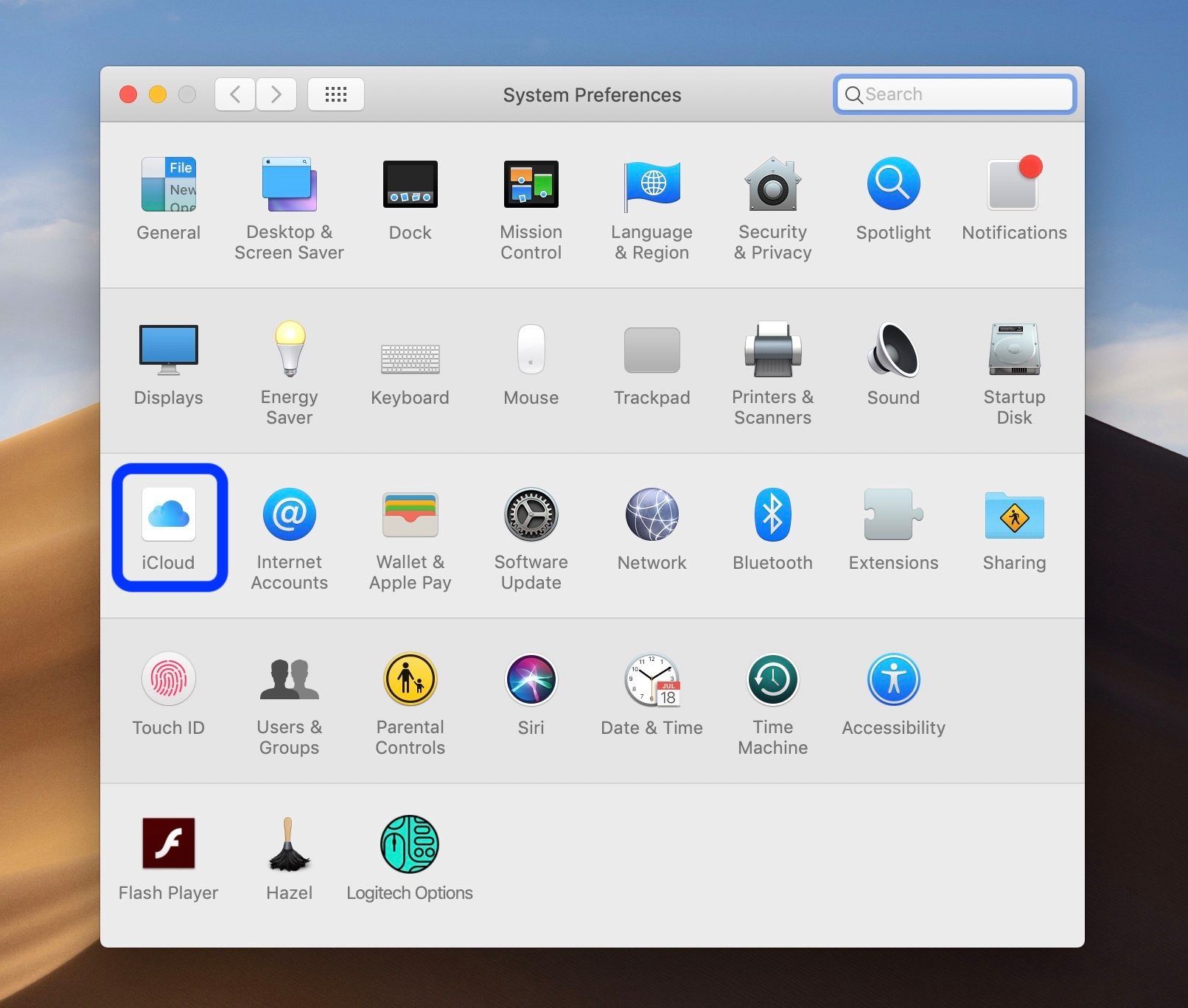 как получить доступ к iCloud на Mac