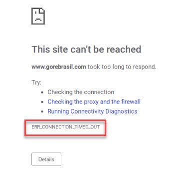 err_connection_timed_out