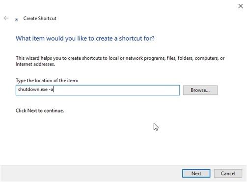 shutdown_shortcut