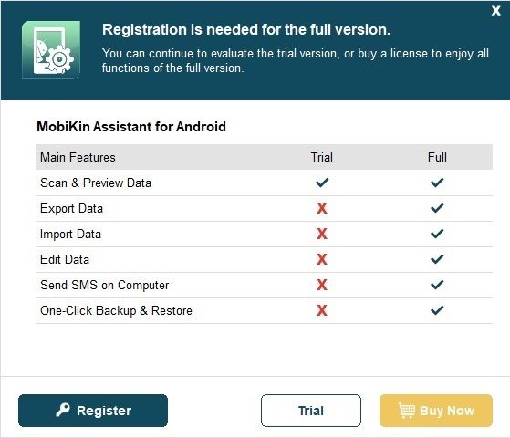 mobikin assistant for android registration code free