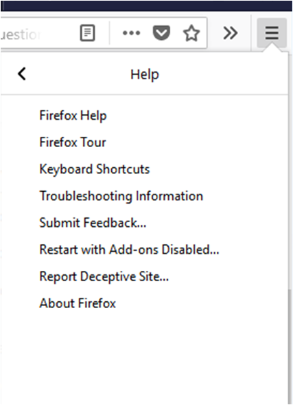 Помощь Firefox