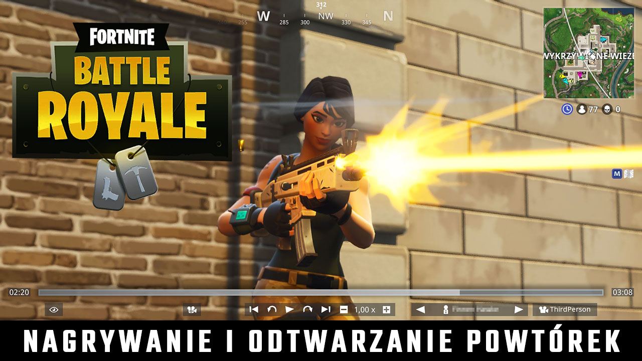 Fortnite Battle Royale - как записывать и воспроизводить реплики?