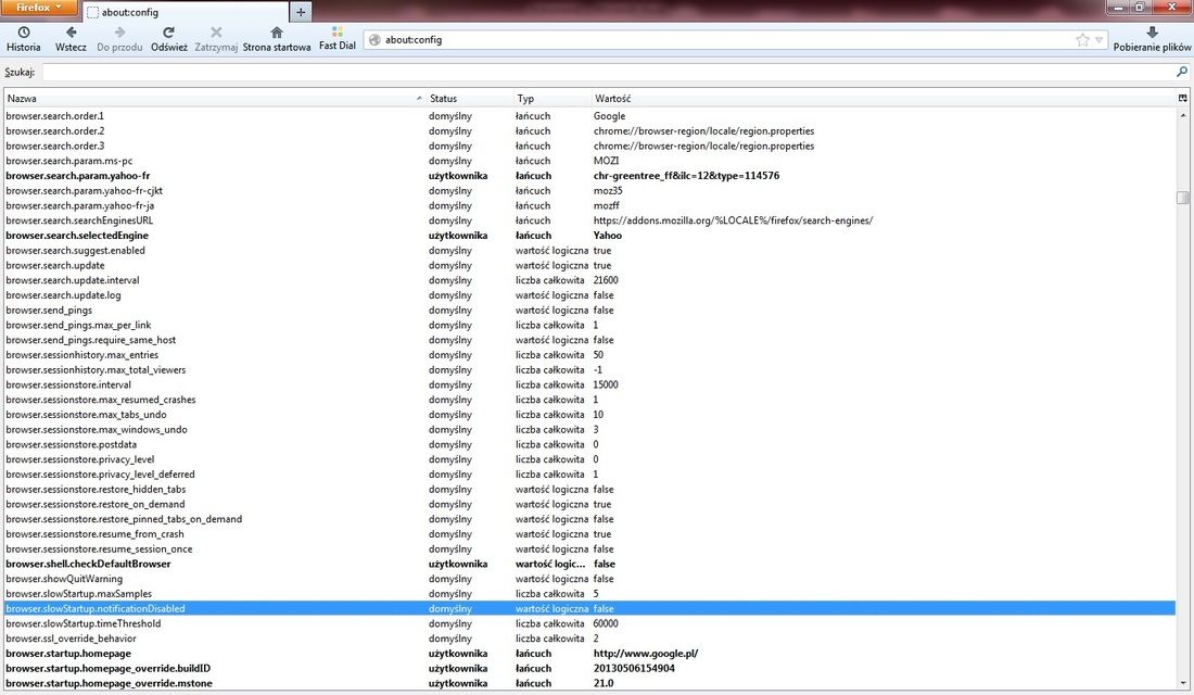 Firefox 21.0