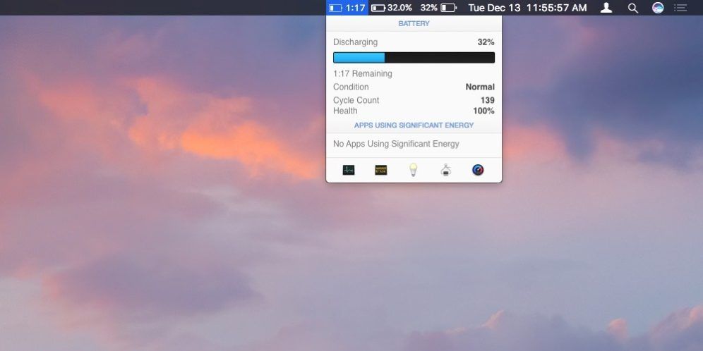 iStat Menus battery dropdown stats comparison